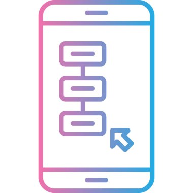 cep telefonu ikonu vektör illüstrasyonu