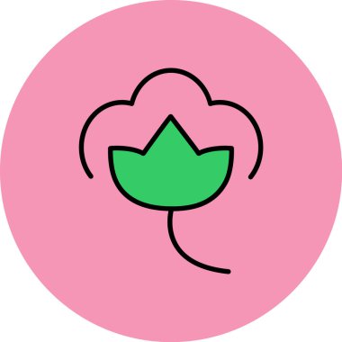 Ağaç simgesinin vektör illüstrasyonu