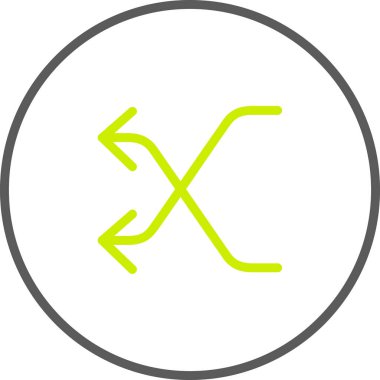 ok modern simgesinin vektör illüstrasyonu