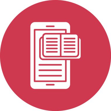 Kitap. Web simgesi basit illüstrasyon