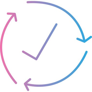 Zaman doldu. Web simgesi basit illüstrasyon