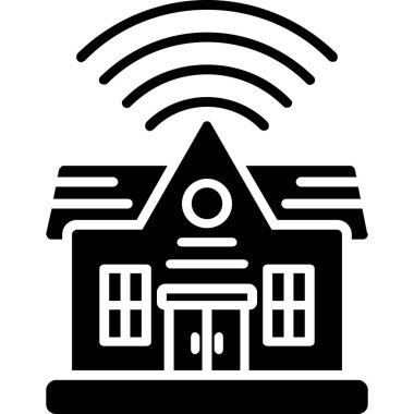 bina simgesi, vektör illüstrasyonu