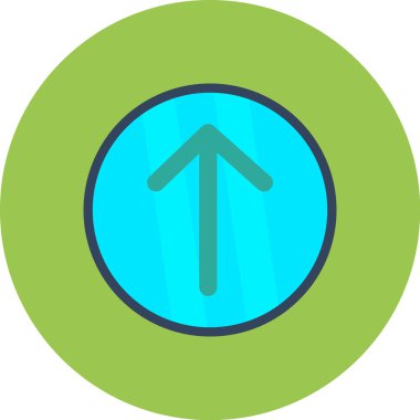 ok simgesi vektör illüstrasyonu