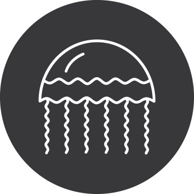 Tek bir simgenin vektör illüstrasyonu