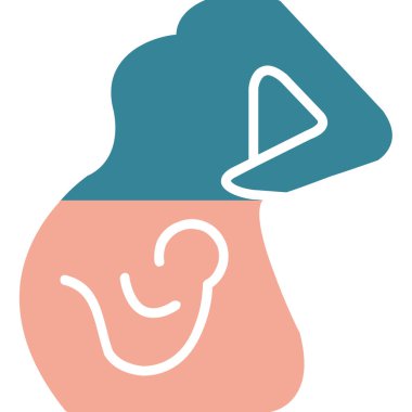 Vektör çizim karikatür bebek