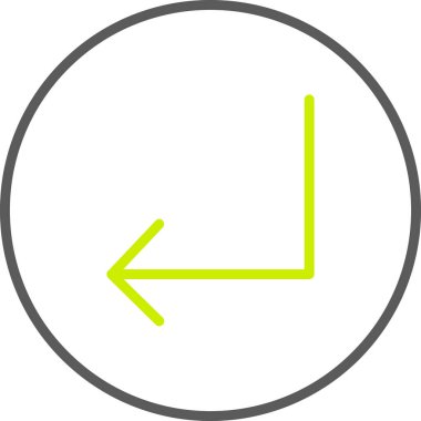 Ok. Web simgesi basit illüstrasyon