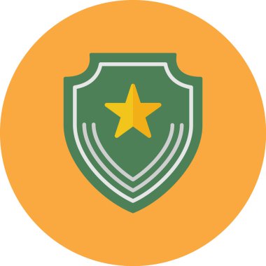 Rozet vektör simgesi tasarımı