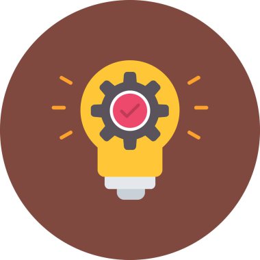 fikir simgesi, vektör illüstrasyonu, tasarım konsepti