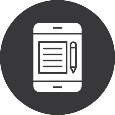 Mobil kutsal kişilerin resmi, vektör çizim