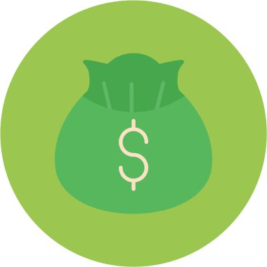 Para için. Web simgesi basit illüstrasyon