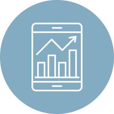 İş ve finans ikonu. vektör illüstrasyonu