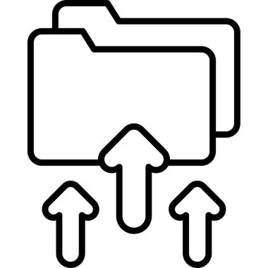 Veri paylaşım simgesi, vektör illüstrasyonu