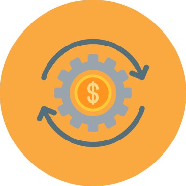 dişli simgesi vektör illüstrasyonu