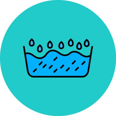 Bir taç simgesinin vektör illüstrasyonu