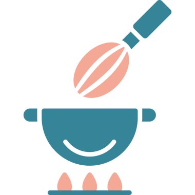 bebek ve yiyecek ikonu vektör illüstrasyonu