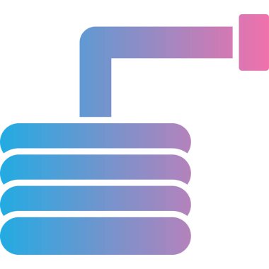 Beyaz arkaplanda vektör simgesi izole edildi