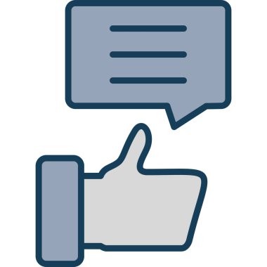 Gibi. Web simgesi basit illüstrasyon