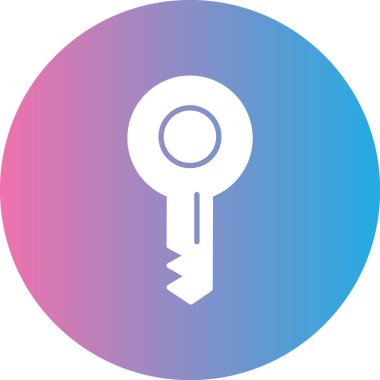 Anahtar simgesi vektör illüstrasyonu