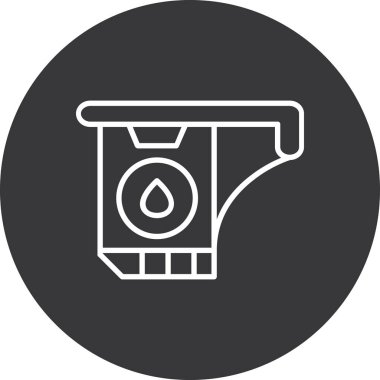 Modern b 'nin vektör illüstrasyonu eksik simgesi.