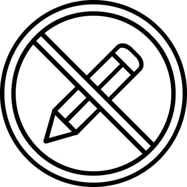 Bir kalemin vektör illüstrasyonu