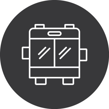 Kamera. Web simgesi basit illüstrasyon