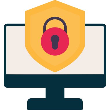 Internet güvenlik vektör simgesi