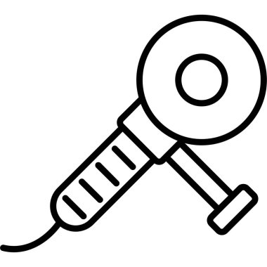 beysbol topu simgesi basit vektör çizimi