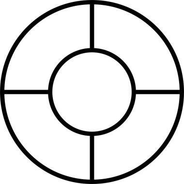 Hedef. Web simgesi basit illüstrasyon