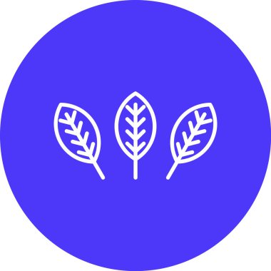 Yaprak. Web simgesi basit tasarım