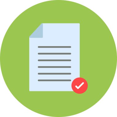 Dosya. Web simgesi basit illüstrasyon