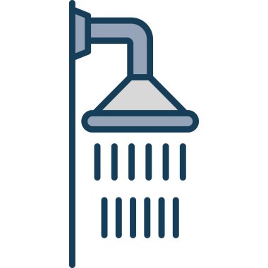 Su banyosu. Web simgesi vektör illüstrasyonu