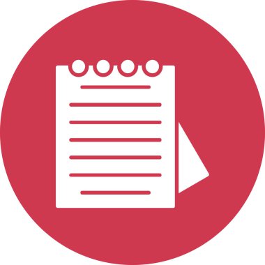 belge vektör simgesi, modern biçim