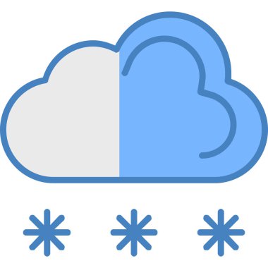 Hava durumu. Web simgesi basit illüstrasyon