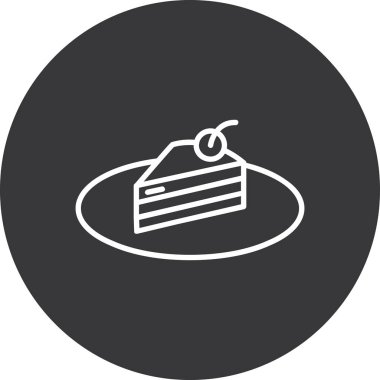 kek ikonu vektör illüstrasyonu