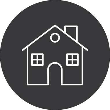 ev simgesi vektör illüstrasyonu