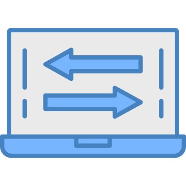 Geliştirme için web simgesi, masaüstü için vektör illüstrasyonu