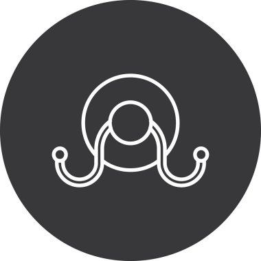 Modern b 'nin vektör illüstrasyonu