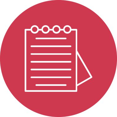 belge simgesi vektör illüstrasyonu