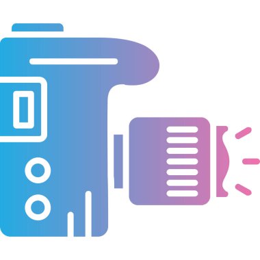 Elektrikli öğütücü. Basit illüstrasyon