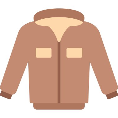 giysi moda ikonu düz stil