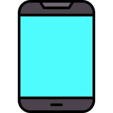 cep telefonu ikonu vektör illüstrasyonu