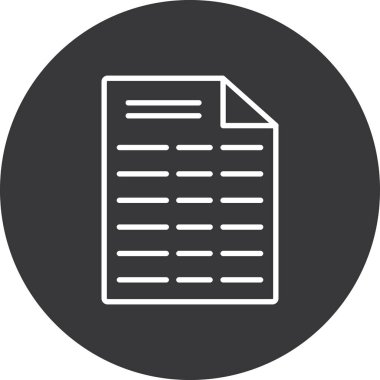 Kolayca düzenleyebilen veya düzenleyebilen Belge Vektörü simgesi