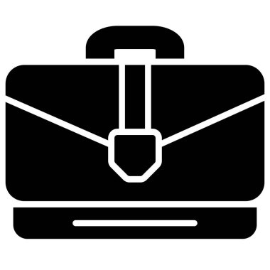 evrak çantası ikonu vektör illüstrasyonu