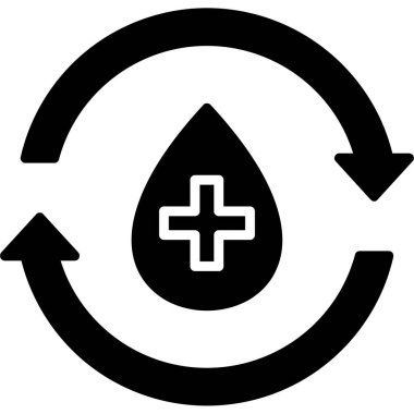 Su damlası vektör simgesi. biçim düz sembol, siyah renk, yuvarlak açılar, beyaz arkaplan