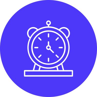 saat vektör çizgisi simgesi