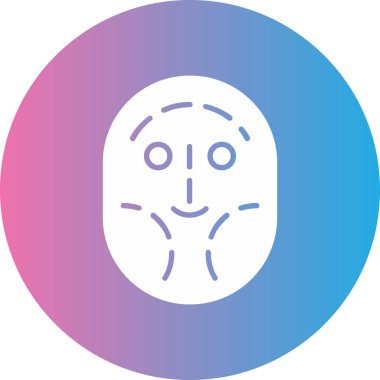 emoji simgesinin vektör illüstrasyonu