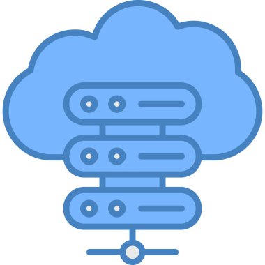 bulut veri sunucusu simgesi