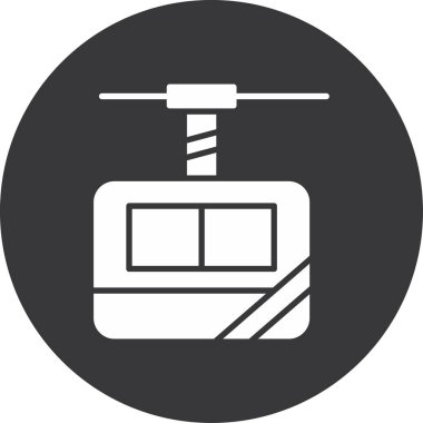 Uçak simgesinin vektör illüstrasyonu