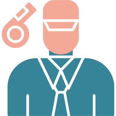 Doktor. Web simgesi basit illüstrasyon