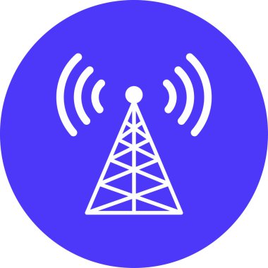 anten simgesi vektör illüstrasyonu